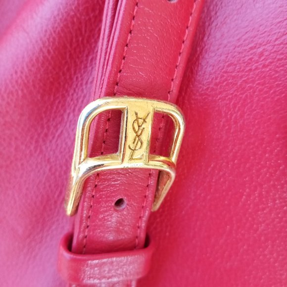 YVES SAINT LAURENT   Collectible RARE Vintage Aztec Medallion Bucket Purse - Picture 5 of 10